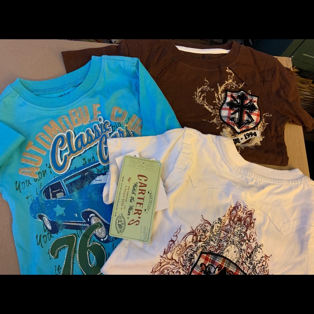 🆕 🛍 SET OF 3 GRAPHIC SHIRTS! 100% cotton
